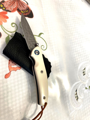 Moki pliant damast coltello - damast,