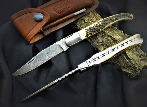 Laguiole coltello damascato