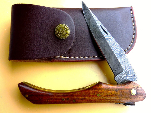 Laguiole coltello damascato - coltello,